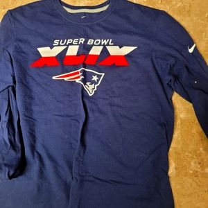 New England Patriots Super Bowl Long Sleeve T Shirt